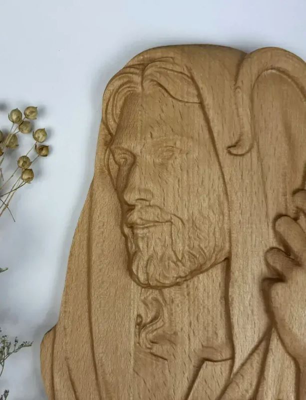 Drevený obraz Ježiš je môj pastier II.